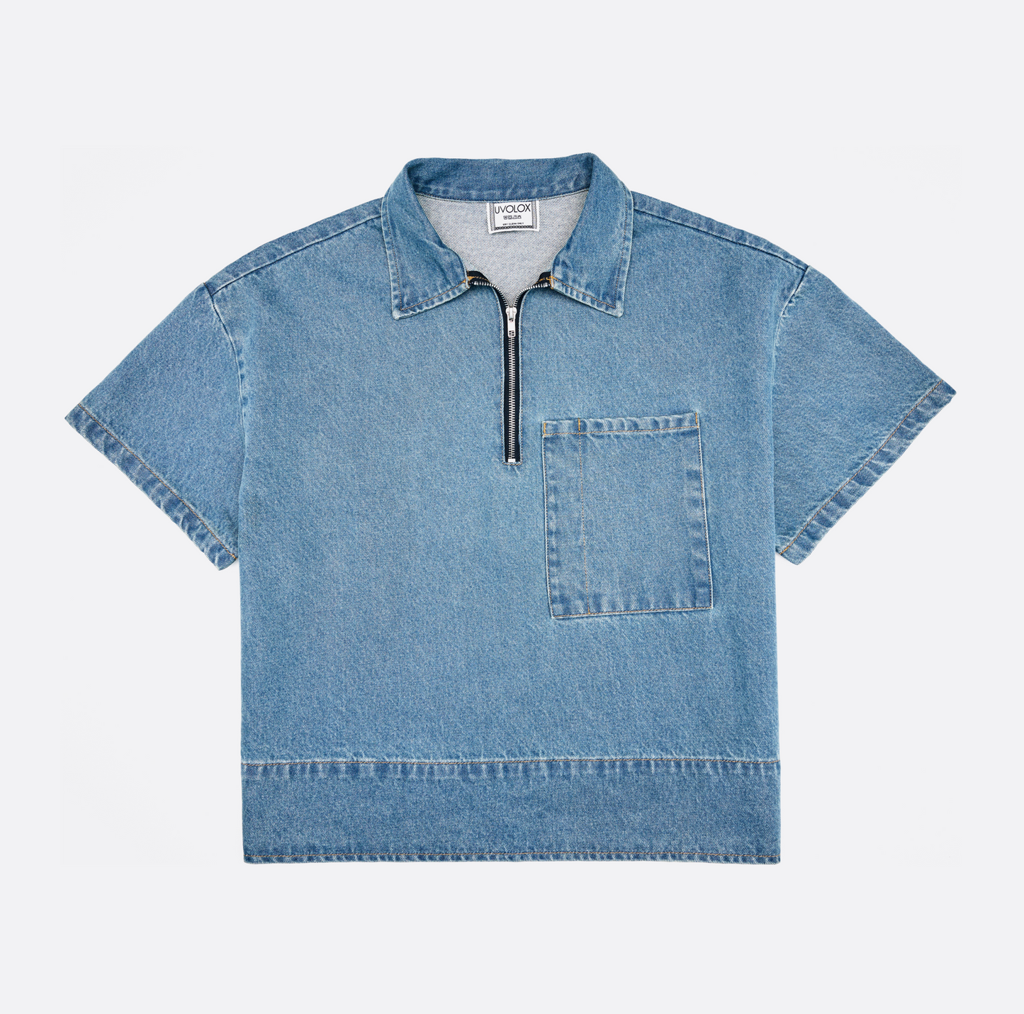 FTCX Heritage Denim Quarter-Zip Shirt